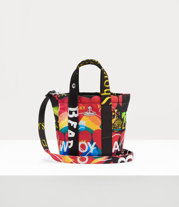 Vivienne Westwood small tote bag black/multi